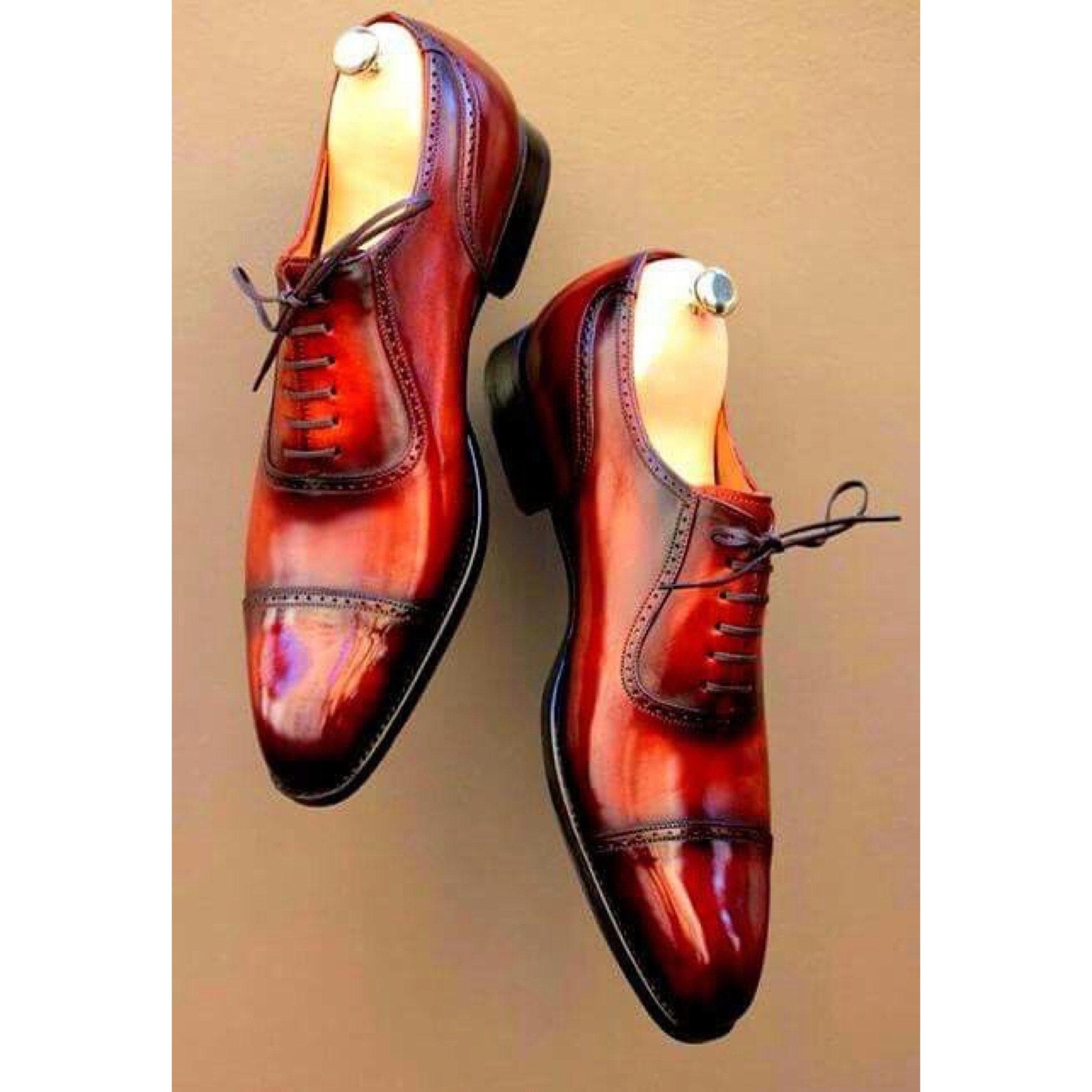 Two Color Splicing Classic Work Shoe