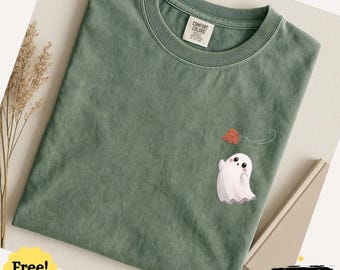 Comfort Colors Vintage Fall Cozy Season Spooky Ghost Autumn Funny Thanksgiving Gift