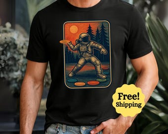 ディスクゴルフTシャツ ヴィンテージ 宇宙飛行士 ディスクゴルファー ギフト