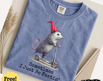 Sometimes I Just Be Fartin' Opossum Shirt Vintage Comfort Colors Funny Gift