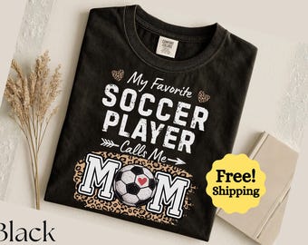 Camiseta de mamá futbolera, camiseta vintage con colores cómodos