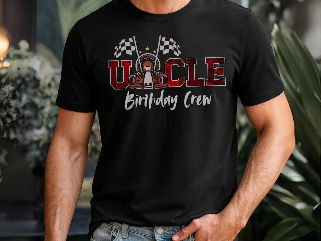 Uncle Racing Svg Uncle Race Car Birthday Shirt, Racing Birthday Family Matching Outfit ...