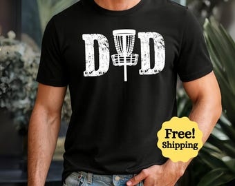 Disc Golf Papa T-Shirt Vintage Disc Golfer für Vatertagsgeschenk