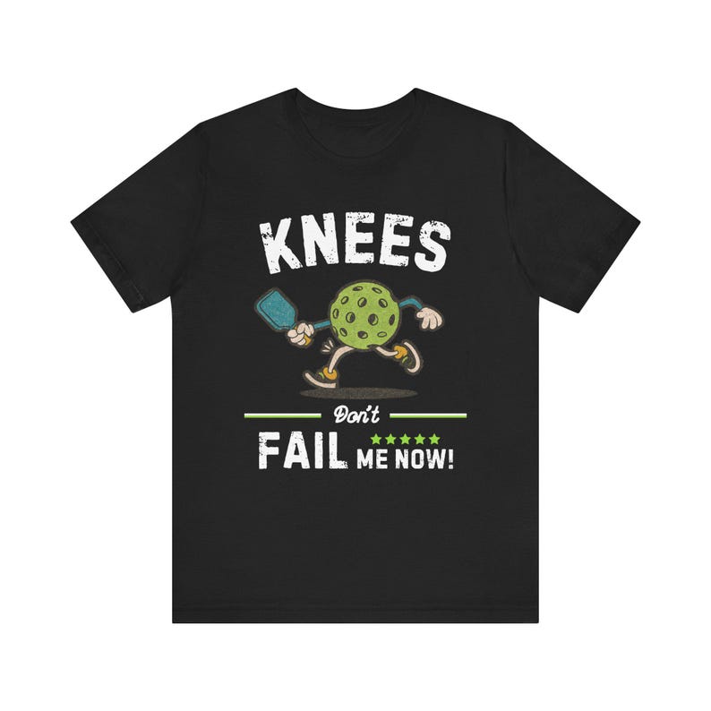 Funny Pickleball Gift for Men Women, Knee Don't Fail me Now Vintage Pickleball Shirt, Retro Pickleball Apparel for Seniors Lovers image 8