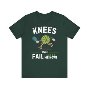 Funny Pickleball Gift for Men Women, Knee Don't Fail me Now Vintage Pickleball Shirt, Retro Pickleball Apparel for Seniors Lovers image 10