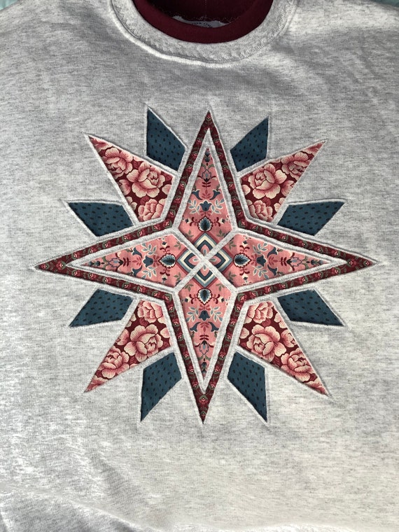 Star Applique Sweatshirt- 3x Large - Etsy