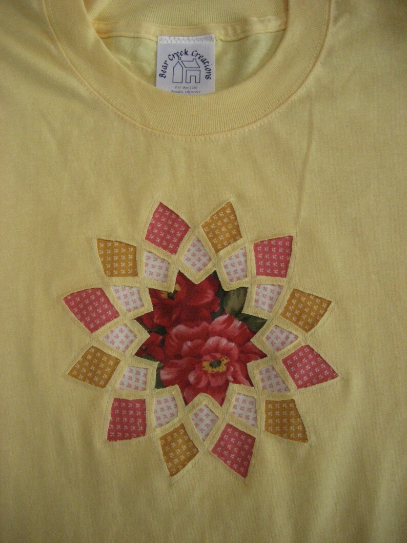 Daffodil yellow dahlia t-shirt XLarge image 2