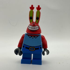 Figurine LEGO originale de collection Mr Krabs Bob l'éponge LEGO original