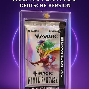 Magic the Gathering Fire Fantasy Collector Booster Duitse OVP verzegeld inclusief acryl magneethoes zelden uitverkocht