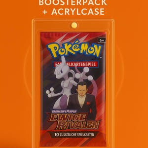 Pokémon TCG Collector Booster – Rivals Edition No. 4 (Giovanni & Mew) – DE – ongeopend in acryl case – verzamelobject