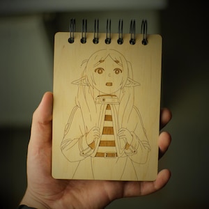 Frieren Anime Notebook | Notepad | Sketchbook - A5 - A6 - B6 - Beyond The Journey&#39;s End