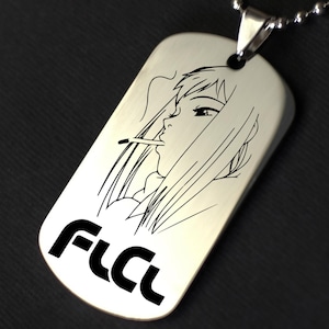 FLCL Charm Keychain Pendant Fooly Cooly Never Knows Best