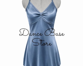 Discontinued CST-404-S Satin Lyrical Contemporary Dance Costume Dress