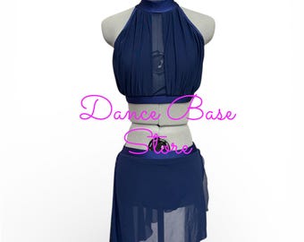 Discounted CST-108 Lyrical Contemporary Dance Costume Dress