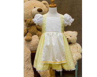 Goldilocks Dress Costume Baby Toddler or Child  any Size