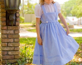 Custom Wizard of Oz Dorothy Dress in any Girls Size