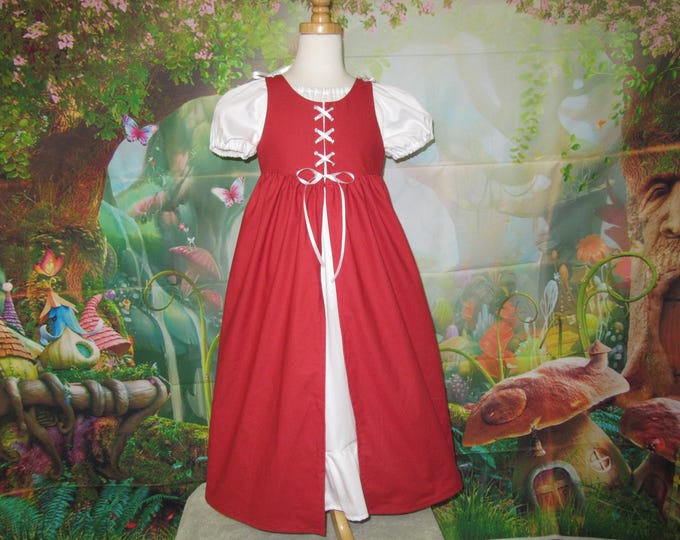 Featured listing image: Renaissance Faire Dress and Chemise in any Girls Size and Color