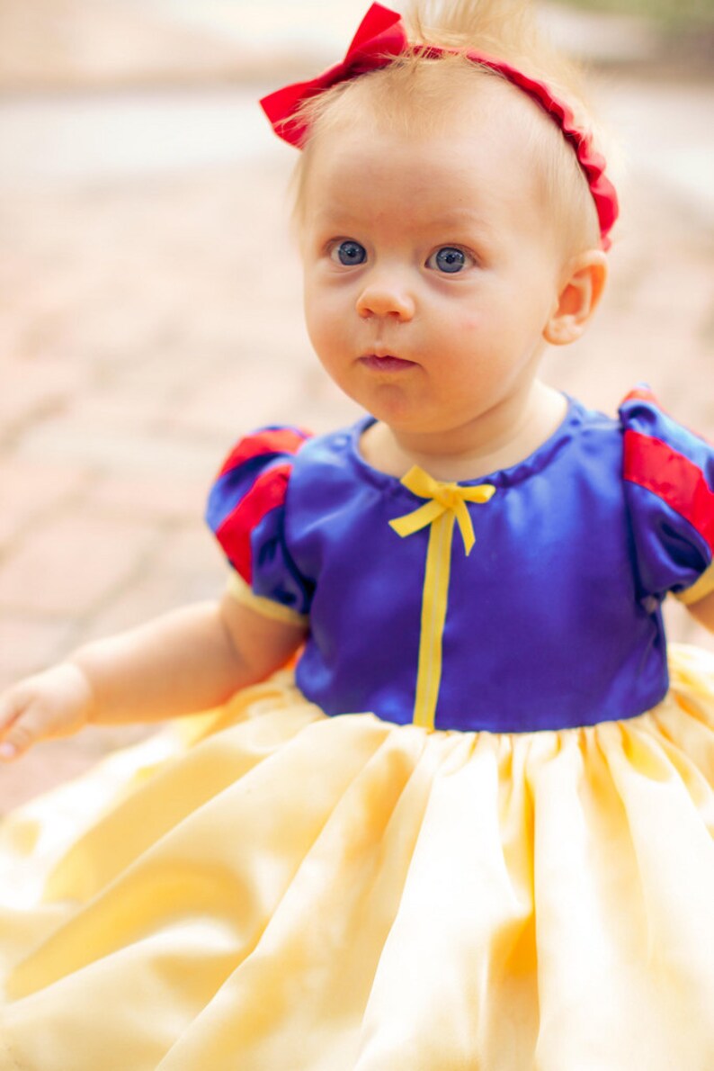 Custom Snow White Dress in Baby or Toddler Sizes Etsy