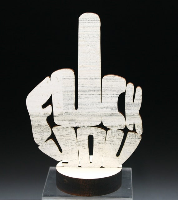 【BiG】FUCK IT!middle fingar 中指　fuck you! Middle Finger Stand Sign Express Fuck You Frustration Stress