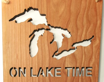 Michigan Wood Sign - Etsy