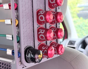 Coffee capsule module for camper shelves & ceiling shelves | suitable for Nespresso capsules | van life / VW California | for 12 capsules