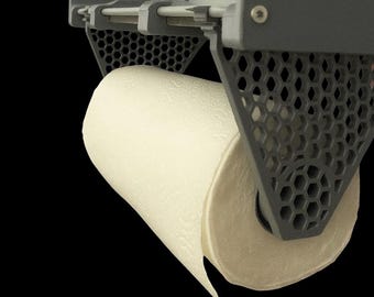 Kitchen roll module - extension for camper shelves & ceiling shelves | Modular shelving accessories for better organization while camping