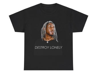 destroy lonely love lasts forever ゲームシャツ Destroy Lonely LLF Flag Love Lasts Forever Album Tour Merch Tee T