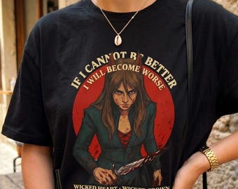 Camiseta Cruel Prince | Camiseta Folk of the Air | Camiseta Wicked Heart de Jude Duarte | Presente para amantes de romance literário de Holly Black | Produtos BookTok Faerie