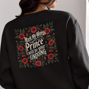 Reckless and Powerless Sweatshirt - Kai Azer, Lauren Roberts fantasy book - Bold Graphic