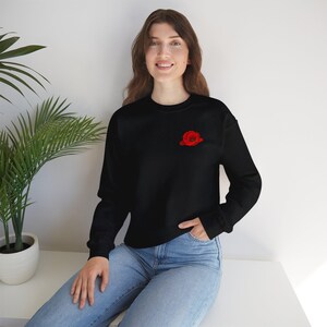 Powerless Book Sweatshirt - Floral Graphic Crewneck image 4