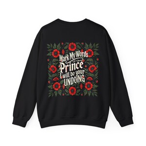 Powerless Book Sweatshirt - Floral Graphic Crewneck image 6
