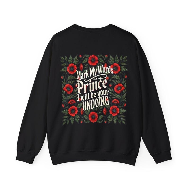 Powerless Book Sweatshirt - Floral Graphic Crewneck image 6