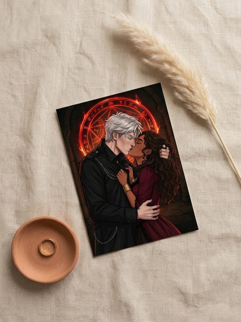 Alchemised Wall Art Print A5 & A4 | Helena Kaine Dark Romance Poster | SenLinYu Inspired | Bookish Home Decor | BookTok Gift | Romantasy Art image 8