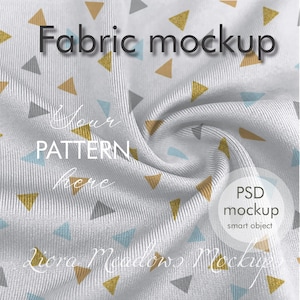 Fabric Mockup In PSD mit Smart Objekt, Textile Mockup, Stoff Mockup