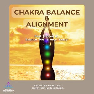 Chakra Balance | Chakra Cleanse  – Distant Energy Healing and Chakra Realignment  for Blockage Removal and Higher Vibration Frequency