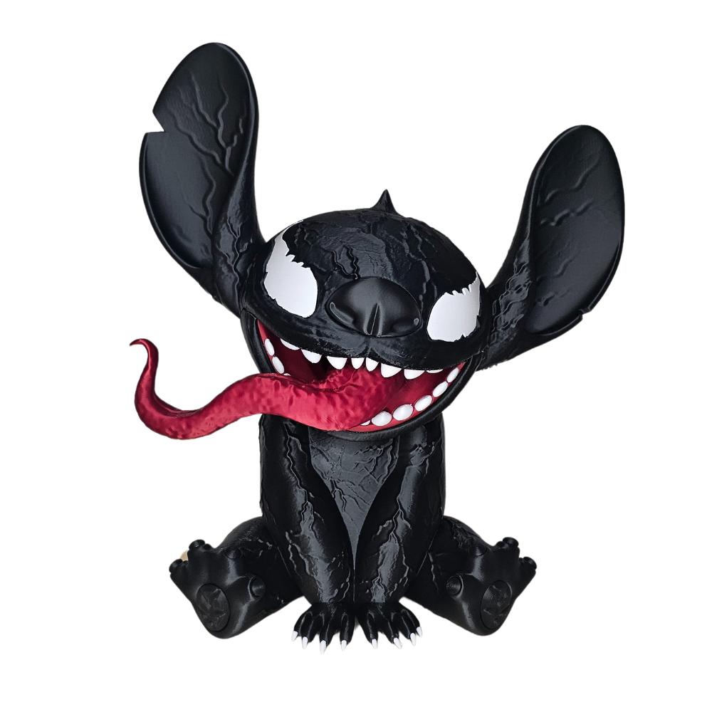 Venom Style Stitch - Experiment 626 – 3D Printed Decorative Mashup