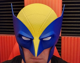 Wolverine Helmet - Helmet Cosplay - 3D Printed Wolverine Cowl