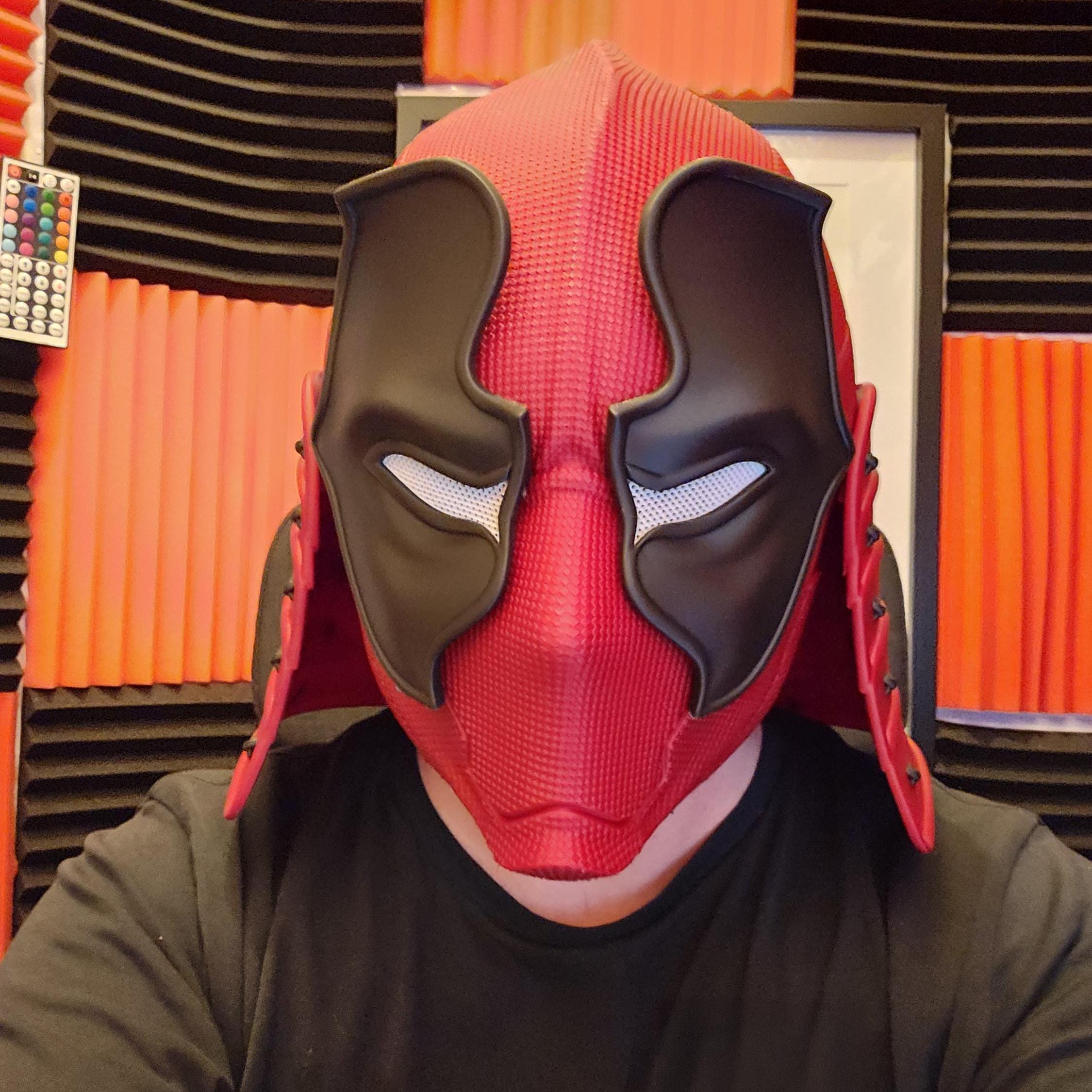 Deadpool Samurai Helmet - Helmet Cosplay - 3D Printed