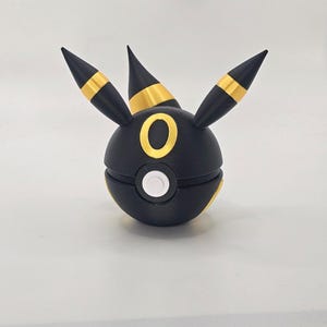 Umbreon Inspired Ball Monster – Nighttime Collectible