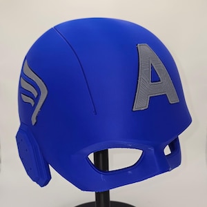 Captain America Avengers 2012 Helmet - 3D Printed Cosplay Prop - Superhero Costume Accessory
