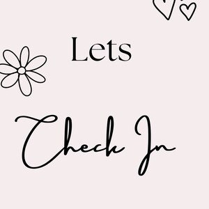 Lets Check in Planner - Etsy