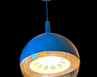 Lampada a sospensione blu Ikea Vaster degli anni &#39;90