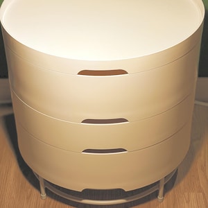 Ikea PS 2014 Storage/End Table White Near Mint Condition Tiered