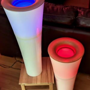 Vintage IKEA Kaoyi Flacha Floor Or Table Lamps With Color Change Bulbs(Not Included) House Warming Gift Collector Perfect For Any Occation