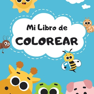 Libro Infantil para COLOREAR