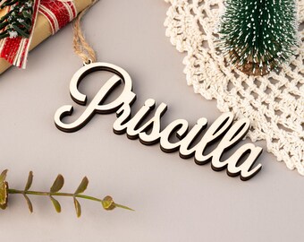 Christmas Gift Tag Name, Personalised Wooden Gift Tags, Christmas Tags, Christmas Gift Tag Personalised Present Tag, Christmas Present