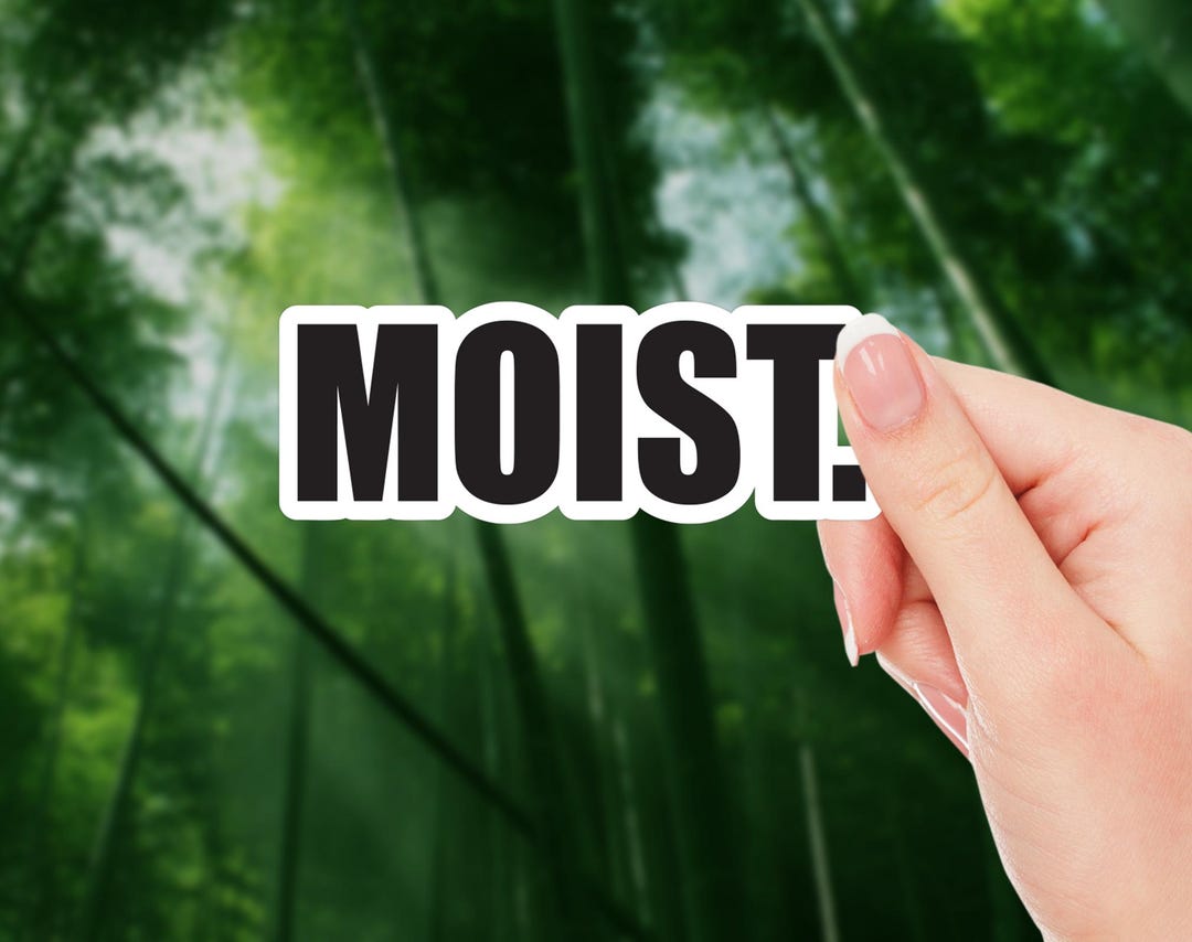 Moist Sticker - Etsy