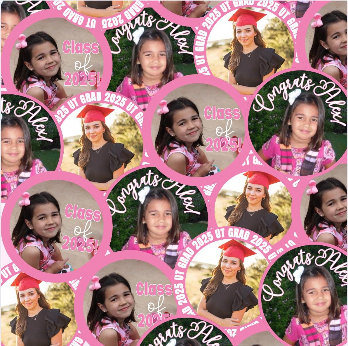 Custom Graduation Stickers | Graduation Ceremonies, Grad Parties ...