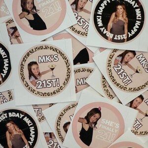 Custom Stickers | 21st Birthdays, Sign nights, Bachelorettes, & more!