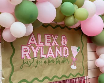 Custom Painted Banner | Birthdays, Graduations, Bachelorettes!